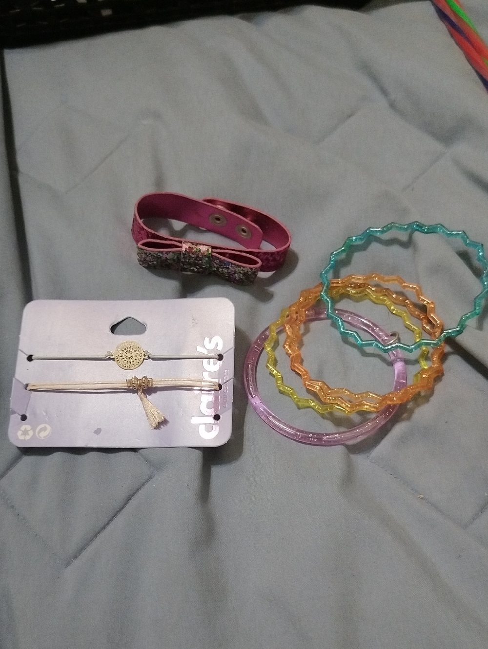 Assorted Colorful Bracelets and Bangles